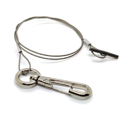 Dây buộc cáp bằng thép không gỉ với đầu nối cho việc treo chậu cây