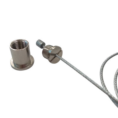 Bộ treo bằng cáp máy bay với kẹp treo, dây thép cho hệ thống trưng bày biển hiệu