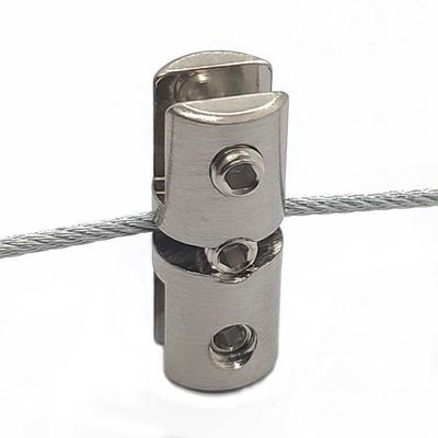 New Hot bán mặt hàng hiển thị thiết bị gắn kính kẹp cho hệ thống hiển thị cáp