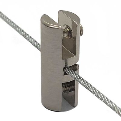 New Hot bán mặt hàng hiển thị thiết bị gắn kính kẹp cho hệ thống hiển thị cáp