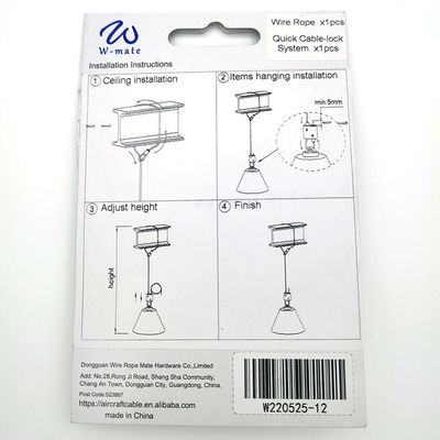 Zip Cable Looping Gripper With Snap Lock Catenary Lighting Trunking System