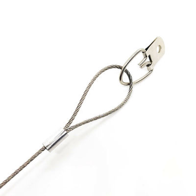 Cáp an toàn D-Ring Screw Hanger Wire System Stainless Steel Picture Hanging Wire