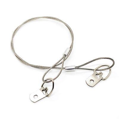 Cáp an toàn D-Ring Screw Hanger Wire System Stainless Steel Picture Hanging Wire