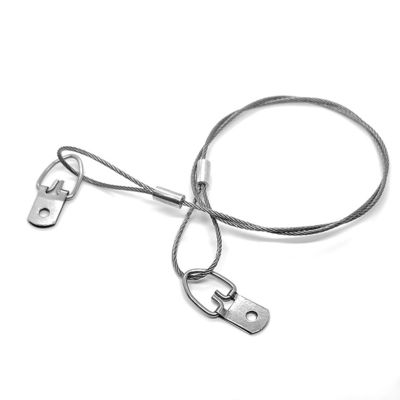 Cáp an toàn D-Ring Screw Hanger Wire System Stainless Steel Picture Hanging Wire