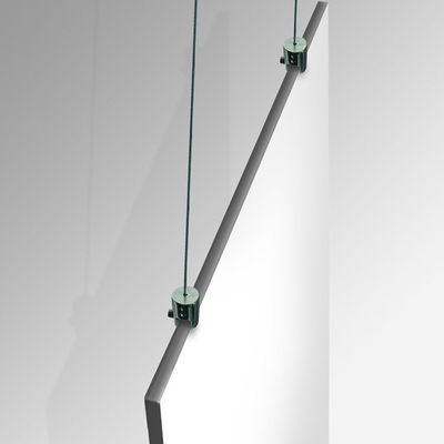 Hệ thống hiển thị cáp dây tự khóa bằng đồng nhôm cho biển báo và hình ảnh quảng cáo