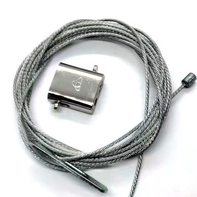 Ánh sáng Đồng nhôm điều chỉnh dây thừng cầm khóa cho cáp với vòng lặp