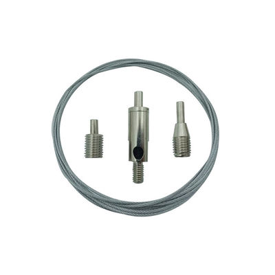 Máy cầm dây cáp tùy chỉnh với sợi nam để treo ánh sáng và hiển thị