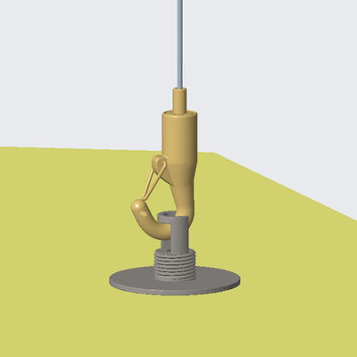 Đồng thép không gỉ dây Snap Hook Cable hệ thống treo cho âm thanh trần Baffle