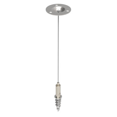 Connect Absorber Anchor Adjustment Acoustic Panel Suspension Screwing Directly Into The Acoustic Panel