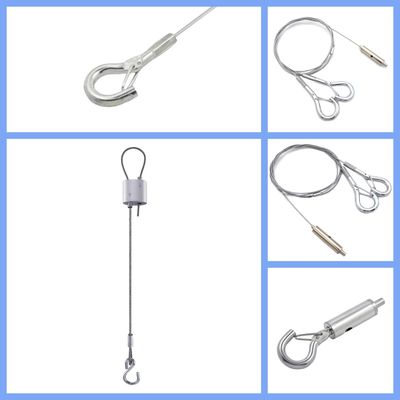 Bộ vòng dây cáp thép không gỉ với móc cho hệ thống dây treo treo