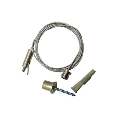Bộ dụng cụ treo đèn bằng cáp thép không gỉ cho trần thả