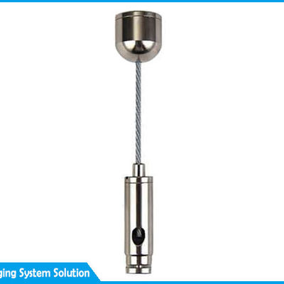 Bộ treo trần bằng thép không gỉ với dây thừng dây và cầm cáp