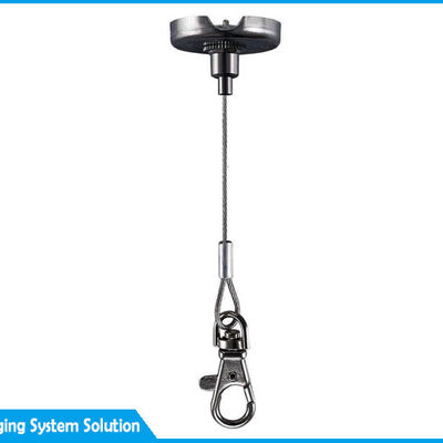 Bộ treo trần bằng thép không gỉ với dây thừng dây và cầm cáp