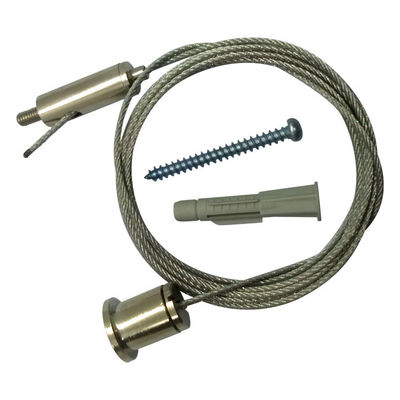 Chống ăn mòn Độ bền cao Nickel Color Cable Gripper Wire Rope Clip để buộc an toàn