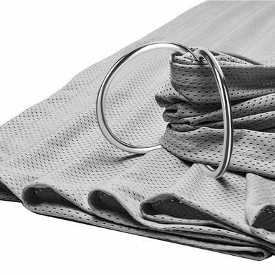 Nhẫn sling bằng bạc nhôm có thể tùy chỉnh đường kính bên trong 3 inch 2 PC cho trẻ sơ sinh