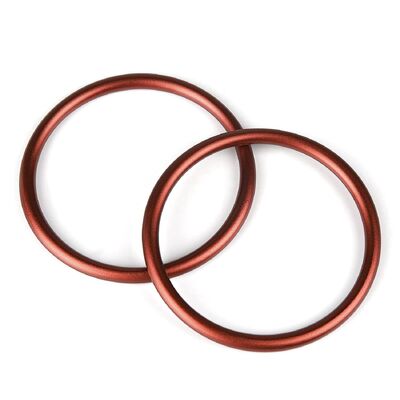 6063 Al Dark Brown Anodizing Finish Baby Ring Sling Rings