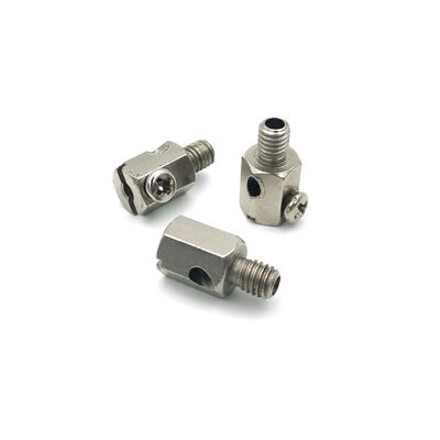 Hai đường dây xoay vòng Nickel Cable Gripper Clamp Cable đồng Clamp dây thừng khóa clip