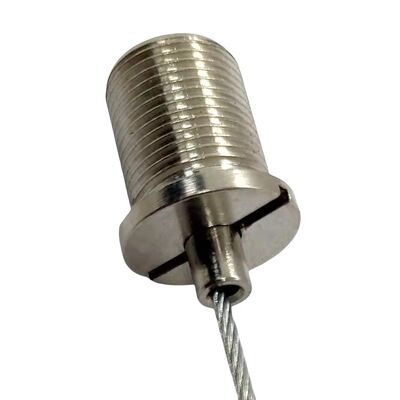 Quick Copper Linker Male Threaded Cable Gripper Tool Brass Material Wire Rope Clip cho phụ kiện chiếu sáng