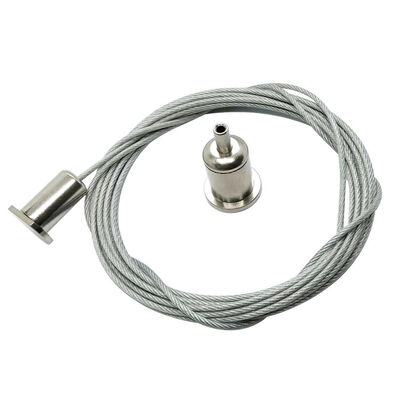 Track Light Suspension Kit Cable Gripper with Ceiling Attachment Light Hanging Kit Cable Gripper Đường dây cáp