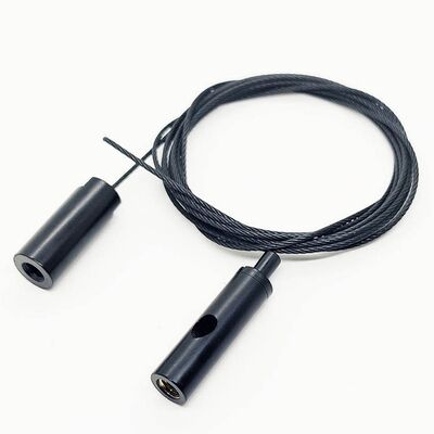 Bộ treo dây cáp phủ màu đen theo yêu cầu chất lượng cao Trần treo dây cáp treo móc Ứng dụng phần cứng