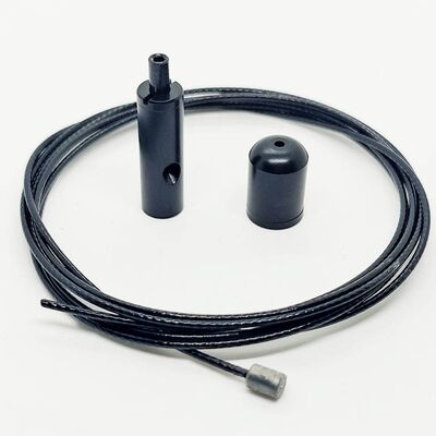 Bộ treo dây cáp phủ màu đen theo yêu cầu chất lượng cao Trần treo dây cáp treo móc Ứng dụng phần cứng