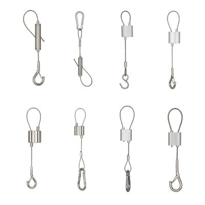 Bộ kẹp dây hai chiều có thể điều chỉnh, bộ treo dây vòng, phụ kiện phần cứng móc lò xo