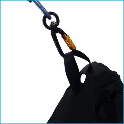 Lò xo kim loại Công cụ an toàn Dây buộc Độ bền cao Carabiner Dễ dàng lắp đặt Dây chống rơi cho công nghiệp làm việc ngoài trời