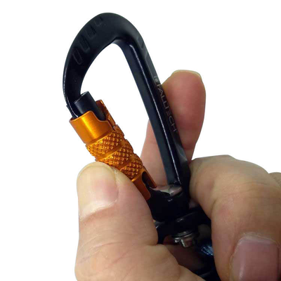 Lò xo kim loại Công cụ an toàn Dây buộc Độ bền cao Carabiner Dễ dàng lắp đặt Dây chống rơi cho công nghiệp làm việc ngoài trời