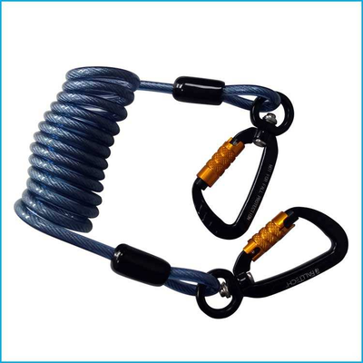 Lò xo kim loại Công cụ an toàn Dây buộc Độ bền cao Carabiner Dễ dàng lắp đặt Dây chống rơi cho công nghiệp làm việc ngoài trời
