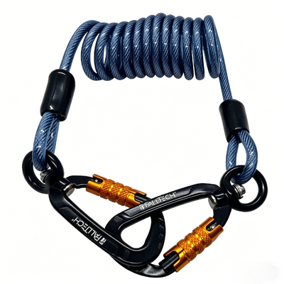 Lò xo kim loại Công cụ an toàn Dây buộc Độ bền cao Carabiner Dễ dàng lắp đặt Dây chống rơi cho công nghiệp làm việc ngoài trời