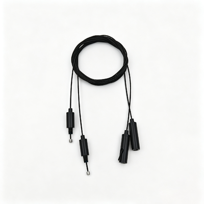 Nhà máy OEM tùy chỉnh Đen điều chỉnh Cable Gripper Toàn bộ đồng dây thừng EDP phủ trong nhà đèn trần treo phụ kiện