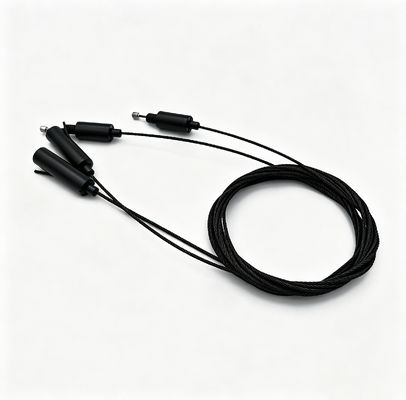 Nhà máy OEM tùy chỉnh Đen điều chỉnh Cable Gripper Toàn bộ đồng dây thừng EDP phủ trong nhà đèn trần treo phụ kiện