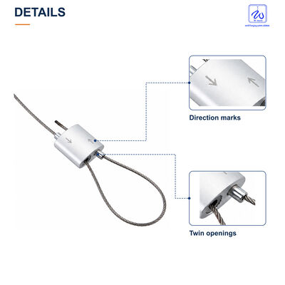 Cable Gripper for Wire Suspension Assemblies