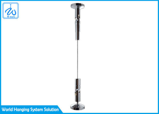 Hệ thống treo cáp nghệ thuật từ tường đến sàn chiều dài tùy chỉnh / OD 50KG tải trọng làm việc