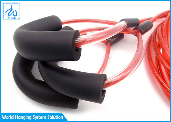 Safety Anti Bite Pet Tie Out Cable , Colorful Drawstring Heavy Duty Dog Cable