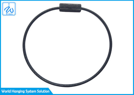 Vòng lặp dây cáp bằng thép không gỉ bọc PVC để treo thẻ hành lý