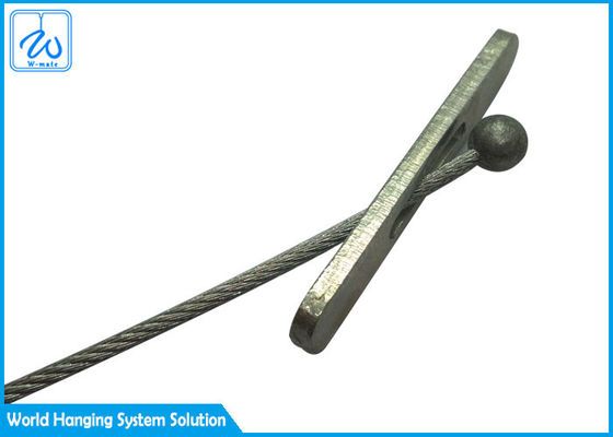 Phụ kiện cáp máy bay 7x19 bằng thép với đầu bi, mái chèo, chốt