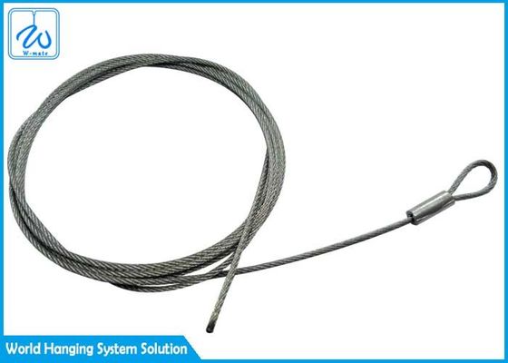 Thép không gỉ dây thừng dây thừng sling Assembly với vòng bằng khớp riveted