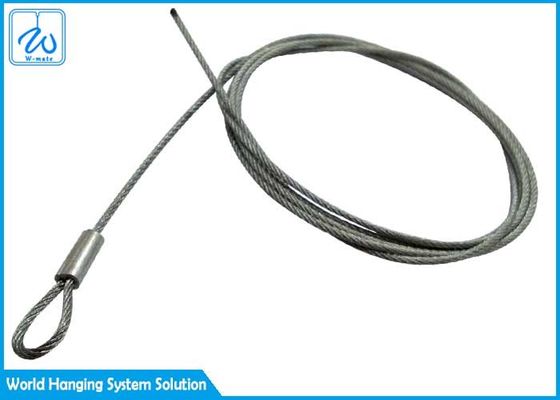 Thép không gỉ dây thừng dây thừng sling Assembly với vòng bằng khớp riveted