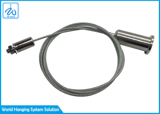 Bộ treo cáp treo phủ PVC trong suốt với vít khóa