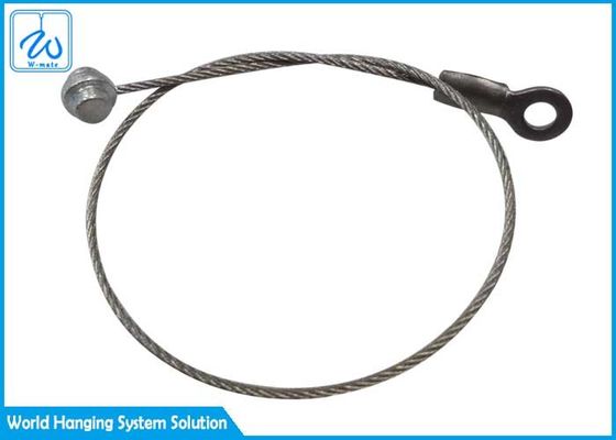 Dây cáp thép mạ kẽm có đầu nối mắt để treo đèn trần