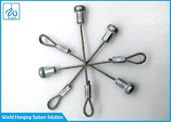 Bộ cáp máy bay di động tùy chỉnh An ninh Eyelet Và Stake Eyes Terminal