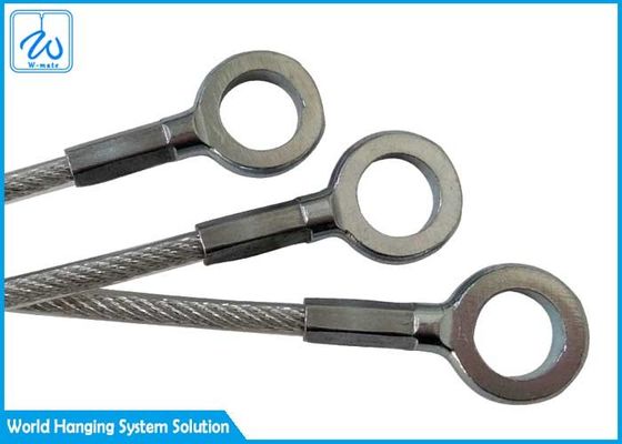 Thumb Eye 304 316 thép dây thừng dây 7x7 với lớp phủ nylon