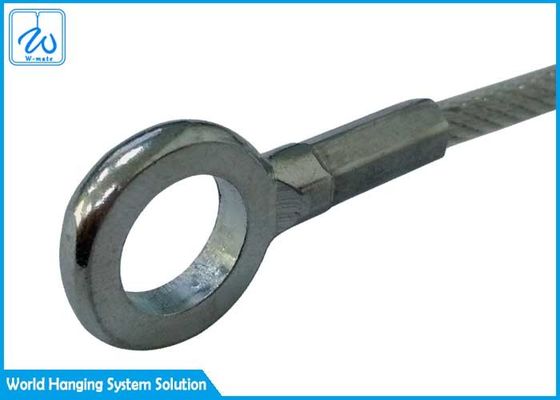 Thumb Eye 304 316 thép dây thừng dây 7x7 với lớp phủ nylon