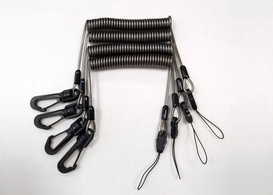 Cáp an toàn lò xo mở rộng có lớp phủ PU 100cm