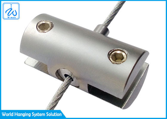 Hiển thị và Thiết bị Glass Clamp Cable Clip hai mặt cho hệ thống hiển thị cáp