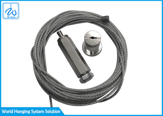 Bộ treo cáp thép mạ kẽm cho lắp đặt đèn
