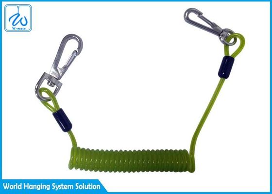 Công cụ an toàn dây chuyền 3m cuộn dây chuyền mùa xuân với Carabiner tùy chỉnh