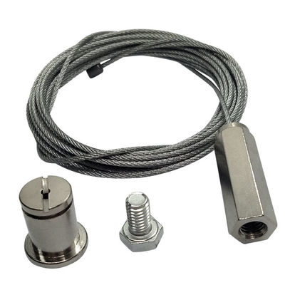 Cable Suspension Assembly Hanging Steel Wire Rope Stopper Ceiling Attachment For Led Panel Light (Điều gắn trên trần cho đèn LED)