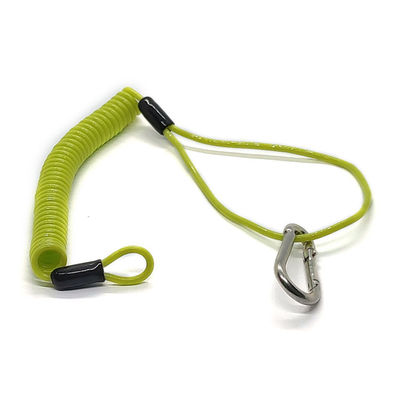 Dây buộc dụng cụ lò xo cuộn dây, có thể thu vào, dây buộc mũ bảo hiểm, dây lò xo